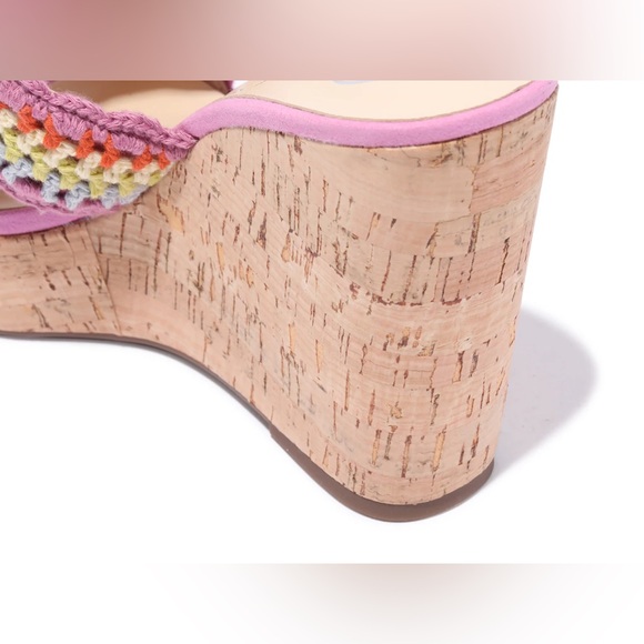 Jessica Simpson Crochet Wedge Sandal, 9.5 - Picture 6 of 8
